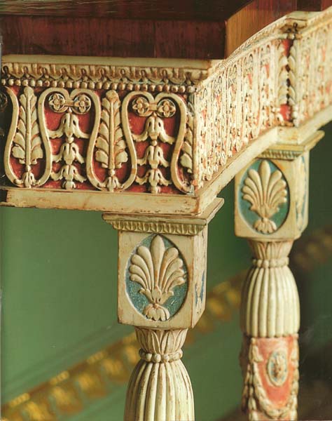 Thomas Chippendale: Detail of the base of a Pier Table, Harewood House, Yorkshire, c1771-2.