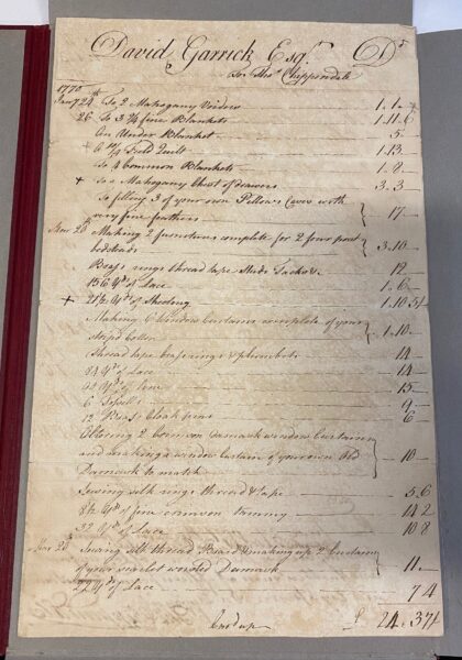 Bill, Chippendale, Garrick